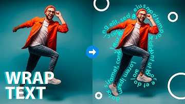 1-Minute Photoshop - Wrap Text Around Any Image