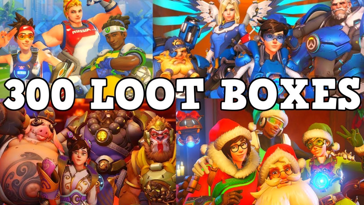 Overwatch - Opening 300 LOOT BOXES & All Event Legendary Skins
