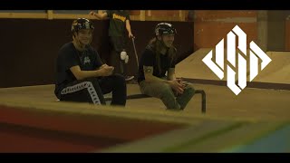 Axel Bihagen & Billy Fredriksson at Zero one six skatepark.