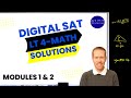 Digital SAT Linear Paper Practice Test 4 Math-Unique Questions Full Solutions & Explanations