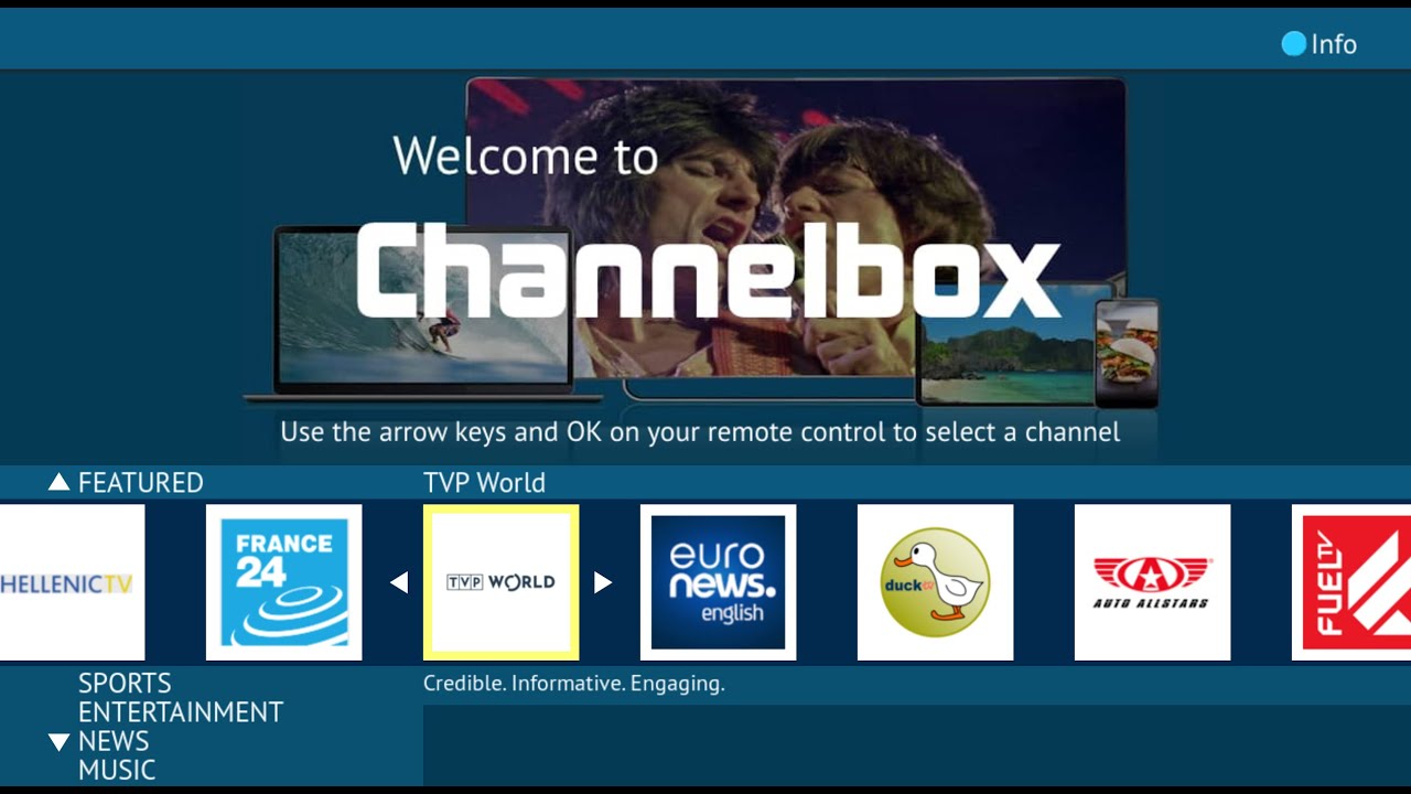 Channelbox on Freeview UK, channel 271 YouTube