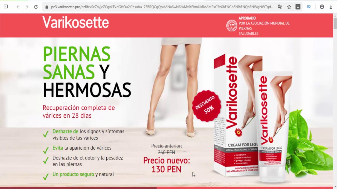 Varikosette (Peru) - refresh and revive tired legs, quickly removing discomfort