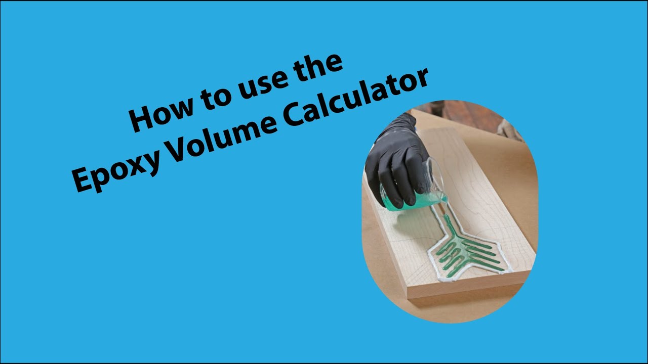 How to use the Epoxy Volume Calculator YouTube