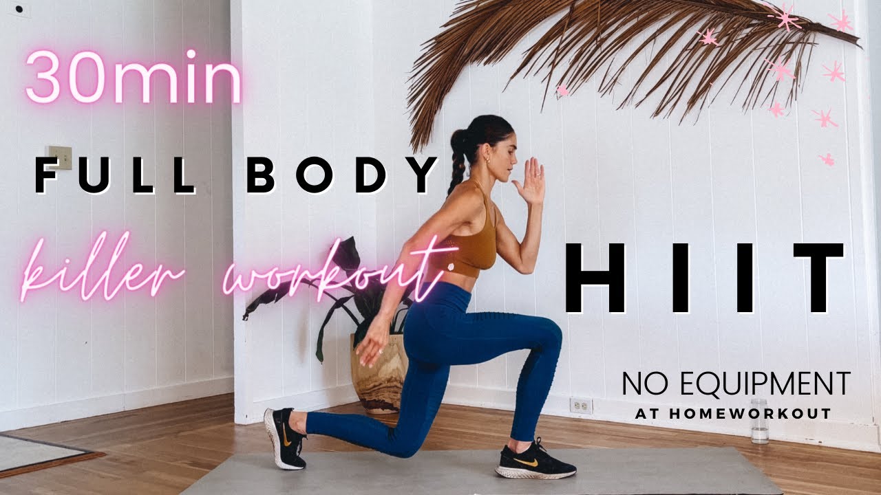 KILLER HIIT WORKOUT || 30 MINUTE FULL BODY || no equipment || - YouTube