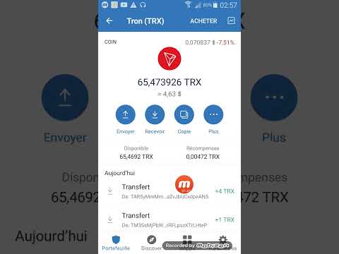 Comment faire le staking de la cryptomonnaie TRON dans Trust Wallet ?