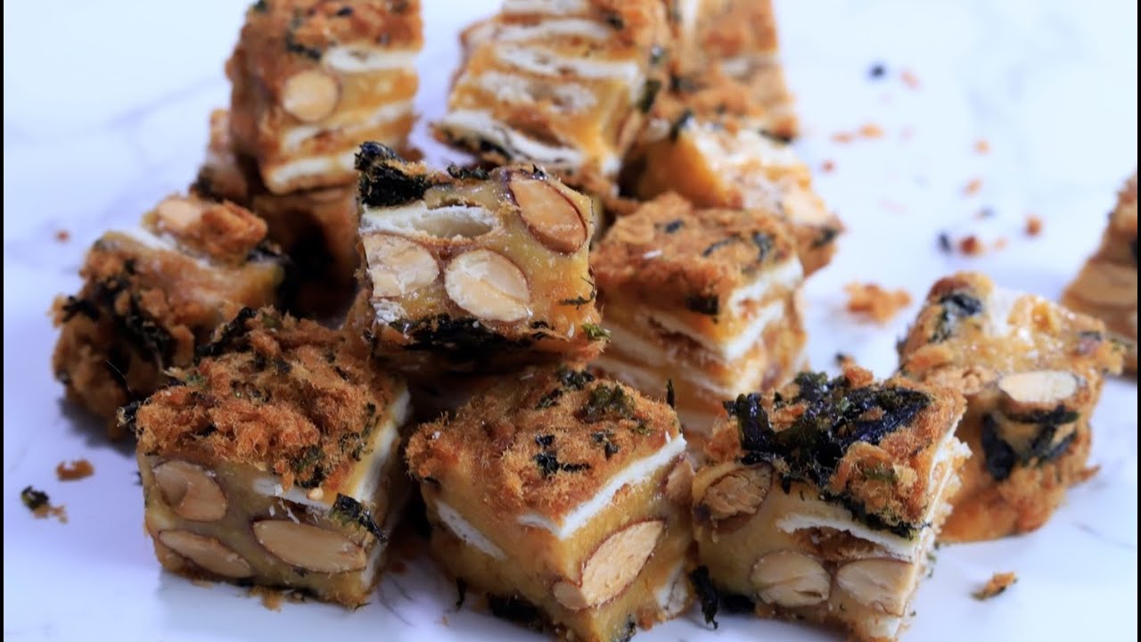 Нуга с соленым яичным желтком и свиной нитью ｜ Супер легкий рецепт ｜ Lisa's Kitchen