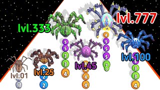 (2025) Spider Evolution 3D Level Up Spider Max Level Gameplay (New Update)