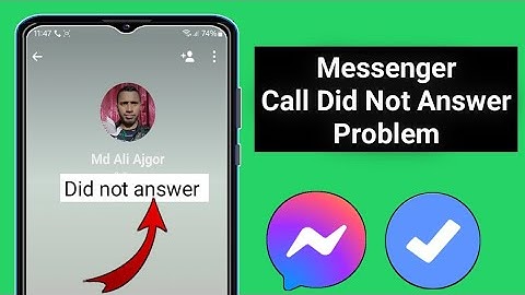How to Fix Messenger Call Did Not Answer Problem (New Update 2025) |