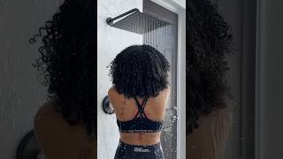 Curly Hair Routine Pt 1  Wash  Hair Mask curlyhair inspiration grwm washday hairmask