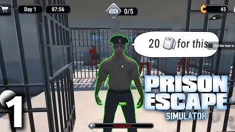 Prison Escape Simulator Gameplay Walkthrough Part 1 (iOS, Android)