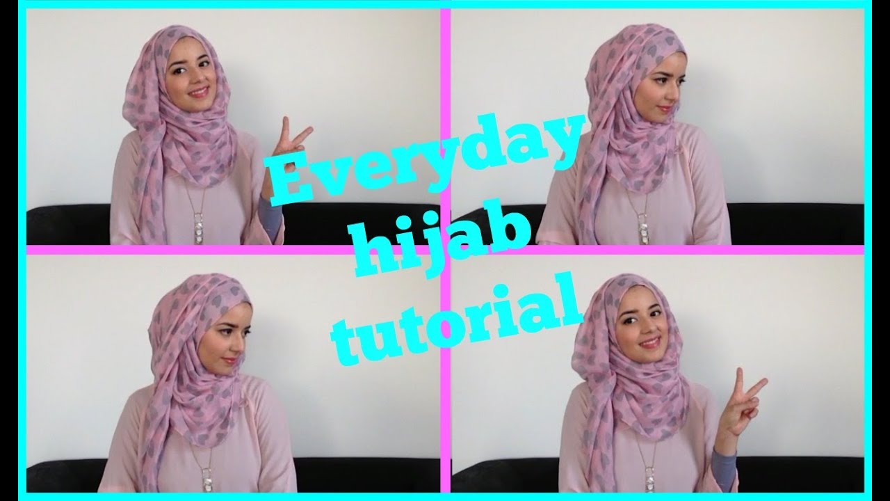 Everyday Simple Hijab Tutorial YouTube
