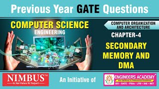Previous Year GATE Questions | Secondary Memory & DMA | Computer Science - COA | Question-04