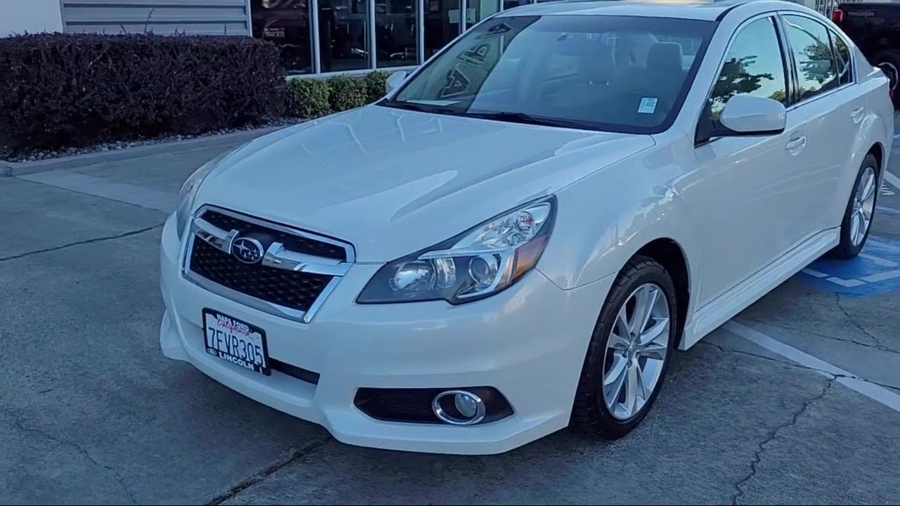 2014 White Subaru Legacy