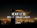 Diplo ft. Morgan Wallen - Heartless (Lyrics)