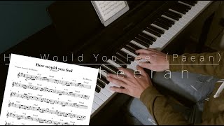 How Would You Feel (Paean) @EdSheeran [Piano Cover + Free Sheet Music] - Carmine De Martino