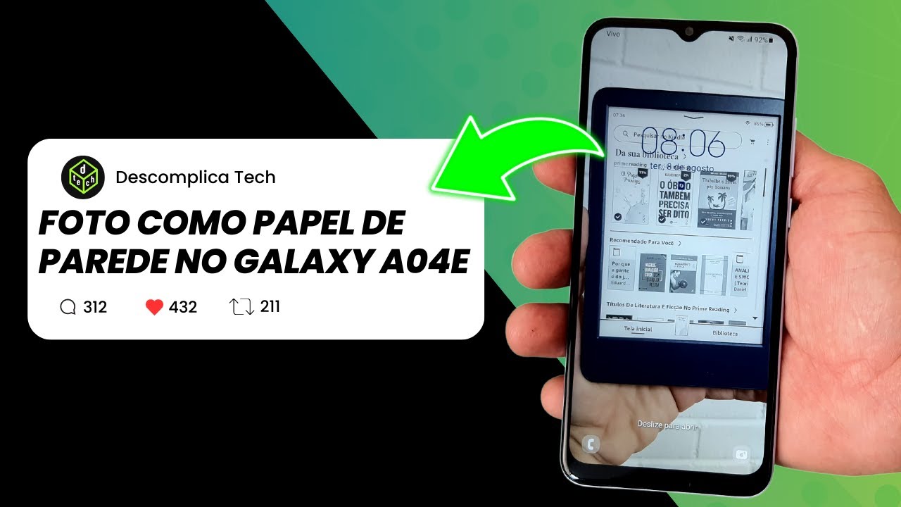 Como Colocar fotos de papel de parede Celular #papeldeparede #dicasute