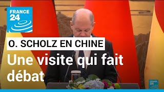 Chine : retour sur la visite controversée d'Olaf Scholz • FRANCE 24