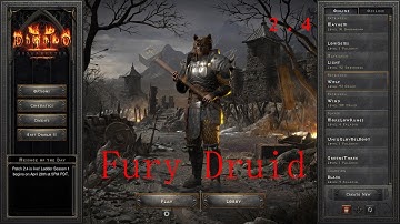 Diablo 2 Resurrected Patch 2.4 Fury Druid