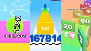 [Part - XVII: Reached on top] Level Up Numbers / Ball Run Infinity / Number Run Satisfying gameplay
