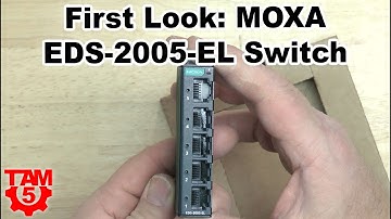 First Look: Moxa EDS-2005-EL Ethernet Switch (Smallest Ever?)