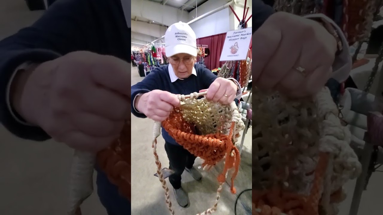 Handmade Macrame Market Shopper Bags/Purses