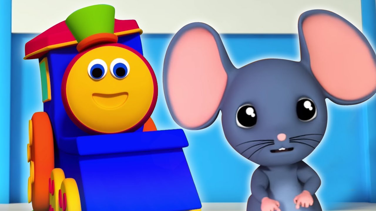 Doca dickory da hicória | Rima para crianças | Hickory Dickory Dock | Bob The Train | Nursery Rhymes