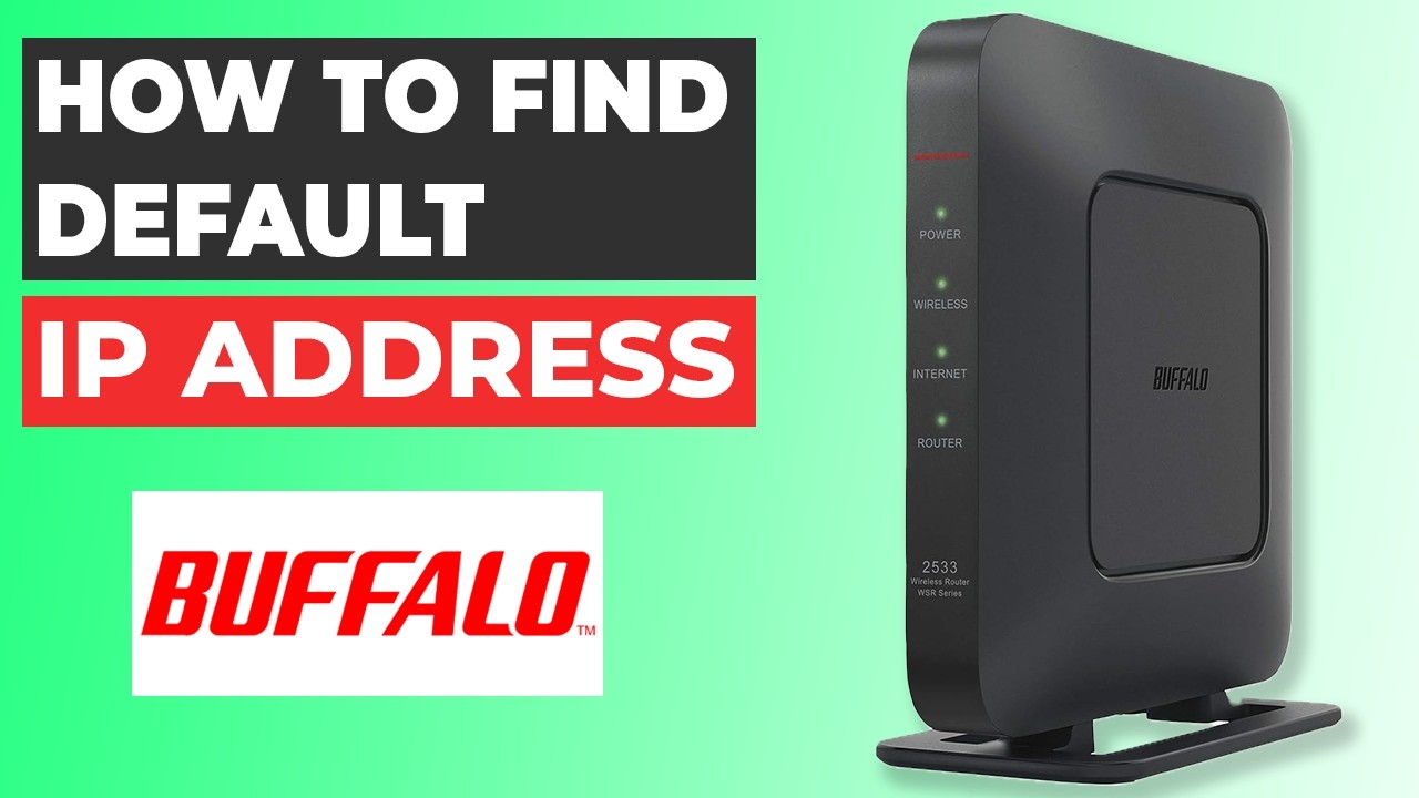 How to Find Your Wireless Router IP Address | Buffalo - YouTube
