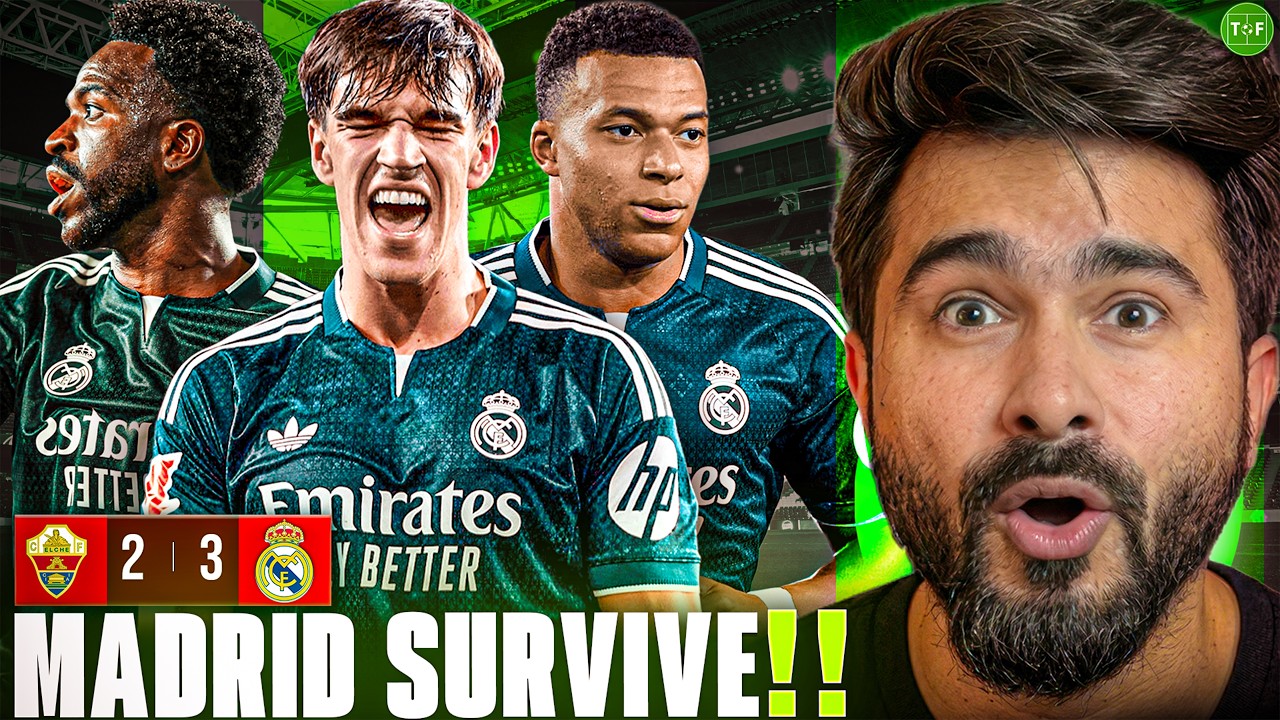 WHAT’S WRONG WITH VINICIUS JR? MADRID SURVIVE 3-2 vs ELCHE!