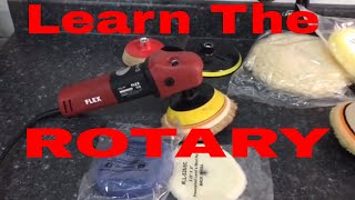 Interested In Learning The Rotary Polisher? Here Are Some Basics To Get You Started!!