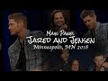 Jared and Jensen Main Panel : Minneapolis Supernatural Convention 2018