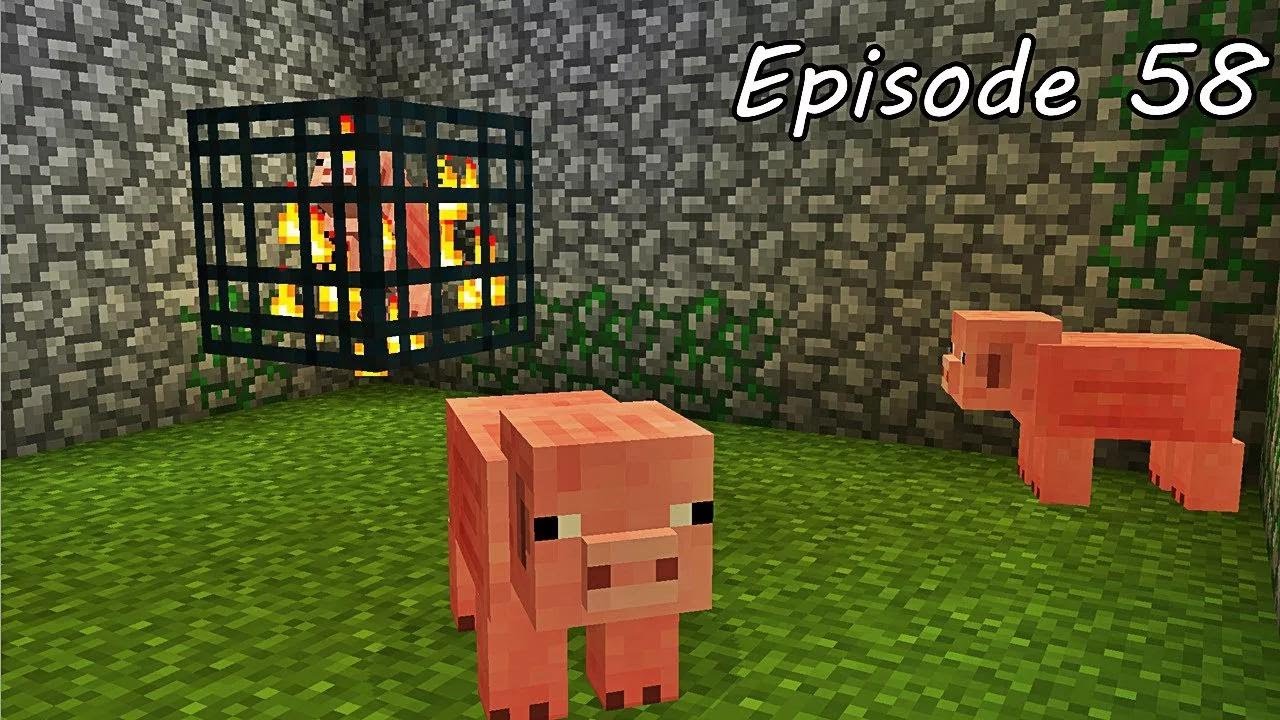 Minecraft เอาชีวิตรอด - Episode 58 - ฟาร์มหมูอัตโนมัติ [_7j_7PGYrFU ...