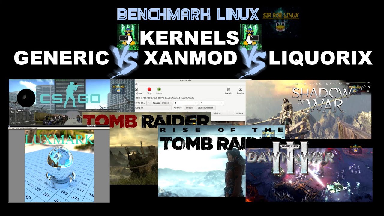 Kernel Linux Generic vs Xanmod vs Liquorix - Benchmark Linux - YouTube
