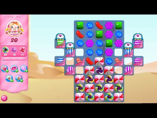 Candy Crush Saga Level 11222 No Boosters - YouTube