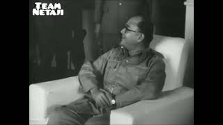 Original Video Of Netaji Subhas Chandra Bose Discussing War Plan