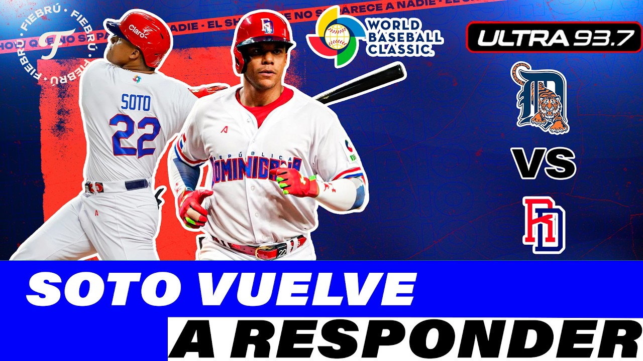 RD cierra con empate vs Detroit 😳 Soto fue la figura 🇩🇴⚾