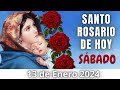 Santo rosario de hoy sabado 13 de enero 2024 misterios gozosos rosario por la paz en el mundo