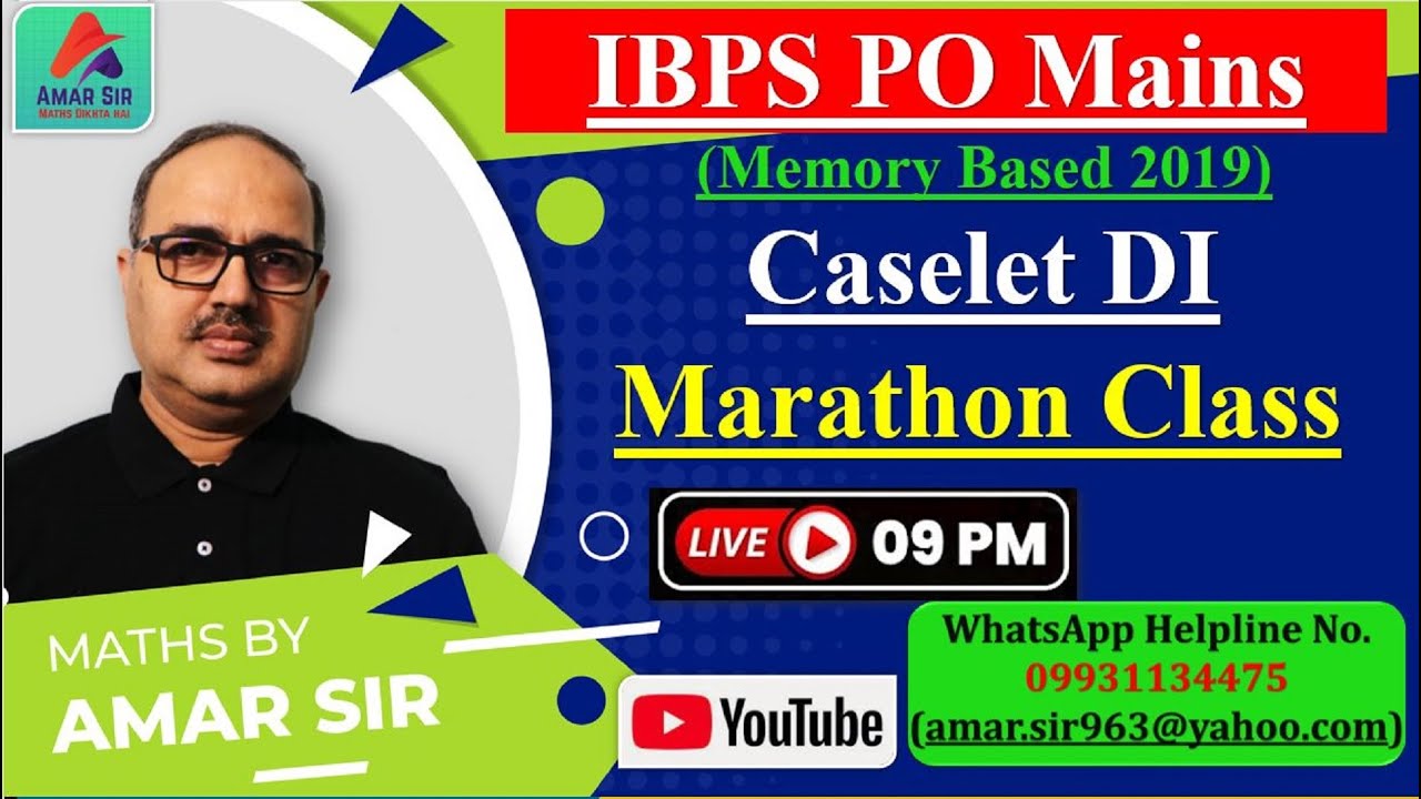 IBPS PO Mains 2021 | Caselet Data Interpretation | Memory Based-2019 ...