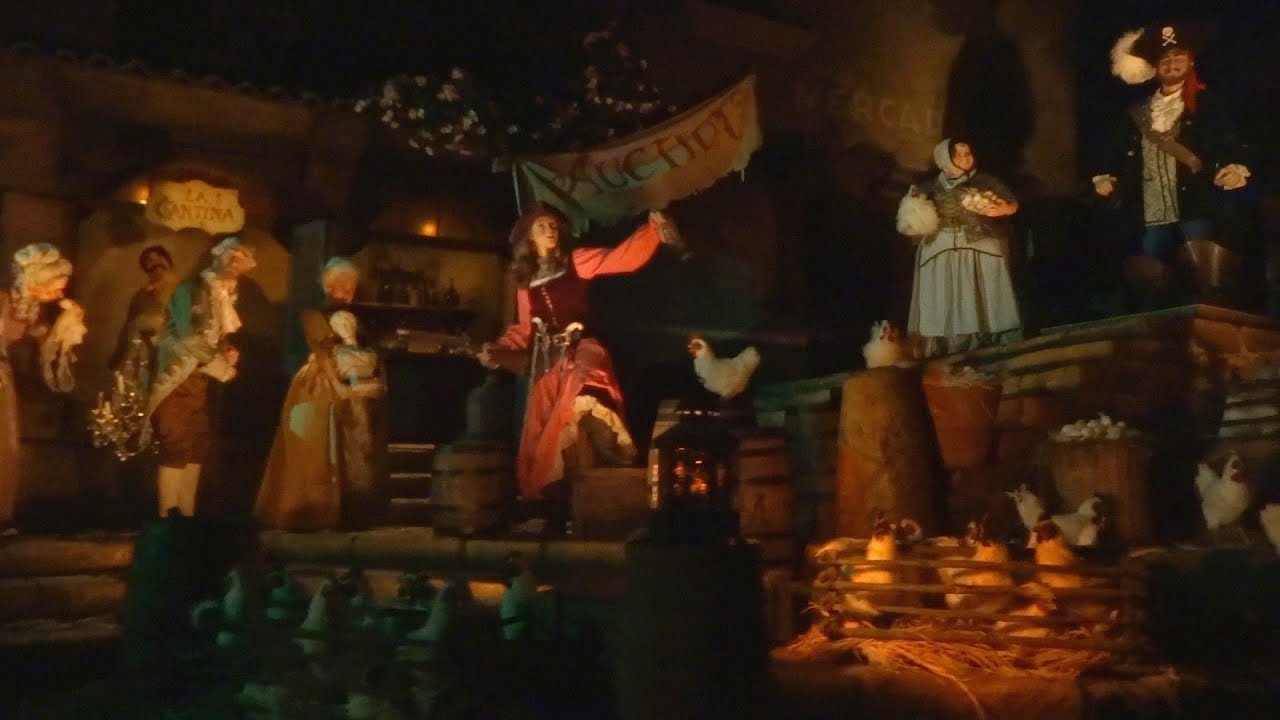 Pirates of the Caribbean NEW scenes at Disneyland - YouTube