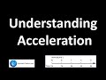 Understanding Acceleration