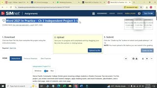 Part A+B | Word 2021 In Practice - Ch 3 Independent Project 3-5 | Word 365 & 2024 Chapter 3-5 1-6