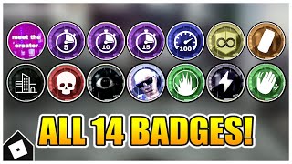 Nico's Nextbots  How to get ALL 14 BADGES! [ROBLOX]