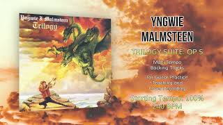 YNGWIE MALMSTEEN - Trilogy Suite: Op 5 - 100% Tempo (240 BPM) Backing Track