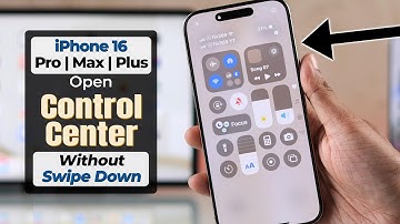 iPhone 16’s/16 Pro Max: How to Open Control Center Without Swiping Down!