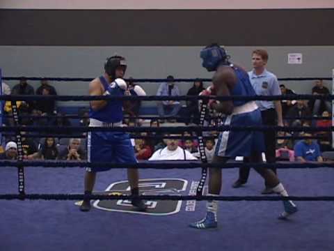 Israel Cooper of Eastside Boxing Club vs. Nick Veg...