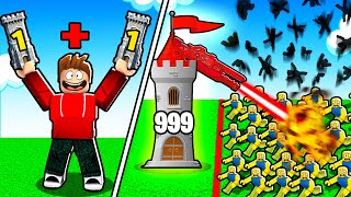 Rising to the Top With Chop Roblox Merge Tower Simulator Challenge