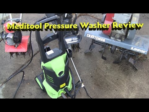 Testing the Tagorine Pressure Washer On My Rototiller Collection And House