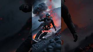 Surfing on Lava #shortsfeed #aishorts #viralshort #mystery #chatgpt #grok4
