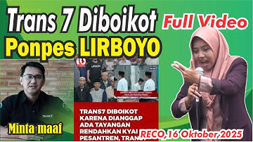 TRANS 7 DIBOIKOT KARENA MELECEHKAN KYAI LIRBOYO..PENGAJIAN MUMPUNI HANDAYAYEKTI RECO 16 OKTOBER 2025