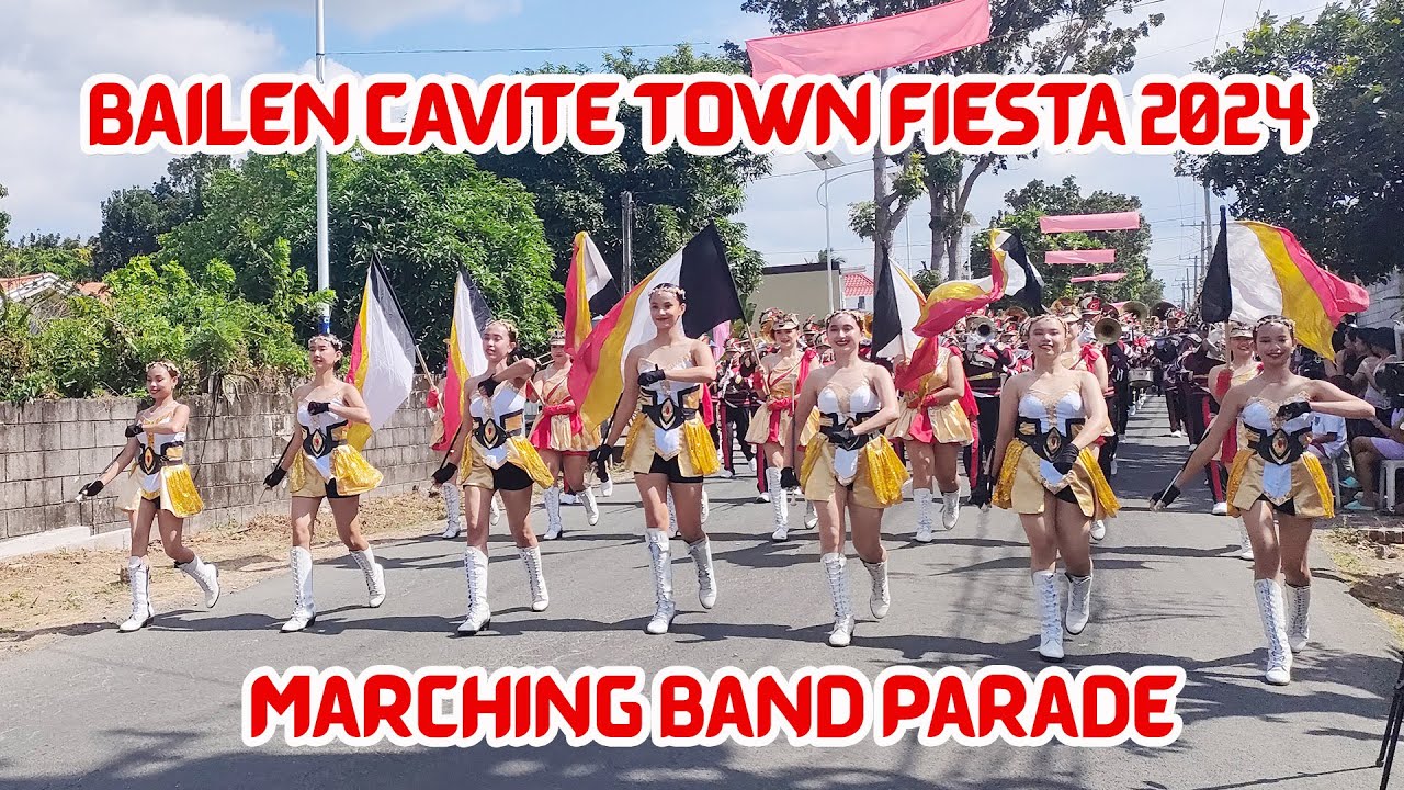 BAILEN CAVITE TOWN FIESTA 2024 Marching Band Parade Competition YouTube