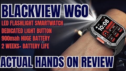 BLACKVIEW W60 SMARTWATCH with LED LIGHT HANDS ON REVIEW #androidsmartwatch, #blackview, #androidwear